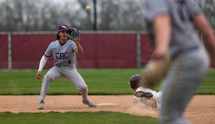 CBC Christian Brothers College at De Smet Missouri baseball April 4 2023 Paul Halfacre 20230